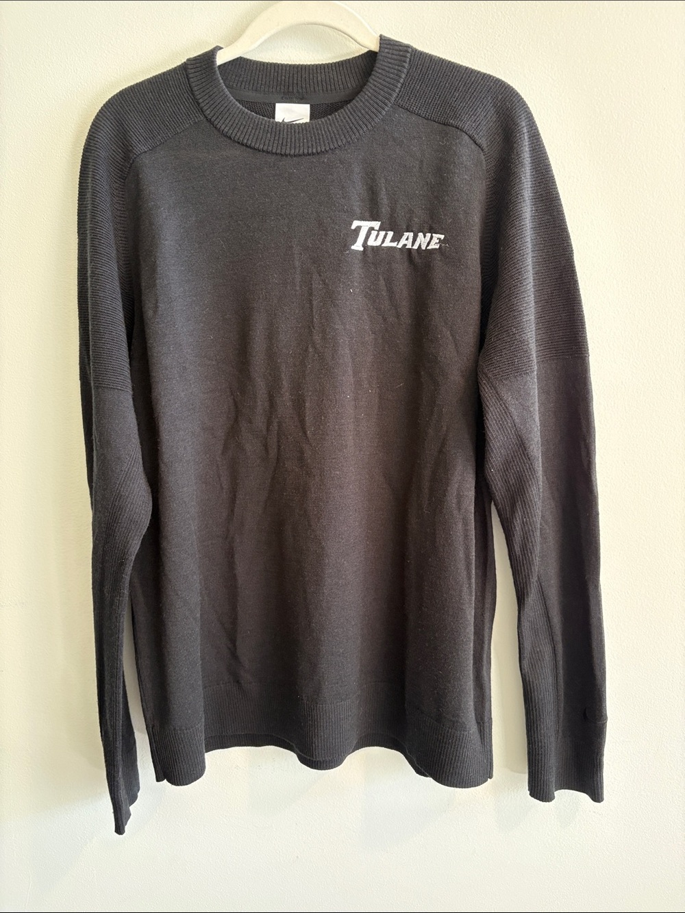 Tiger Woods Nike embroidered Tulane sweater